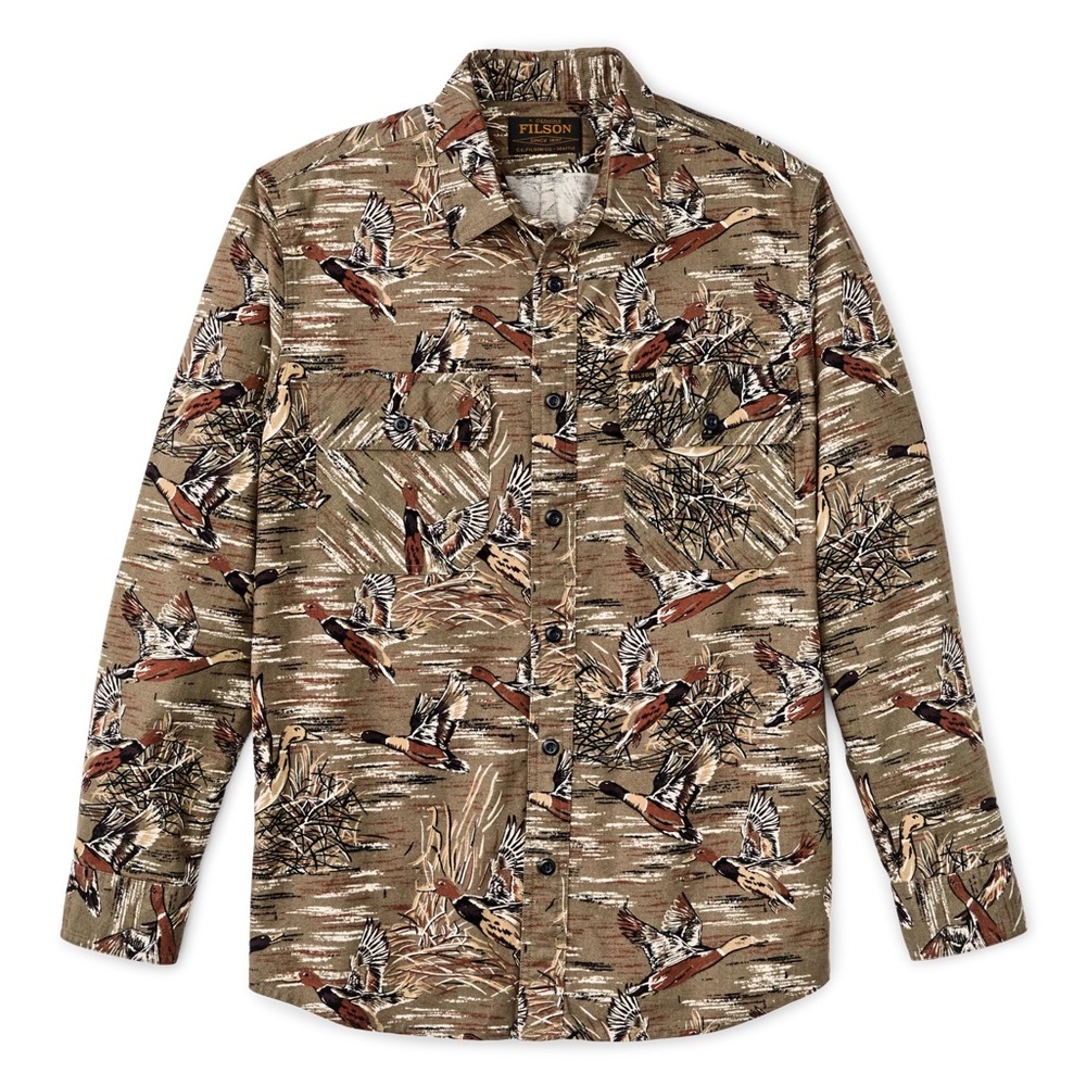 Filson Field Flannel shirt-marsh mallards
